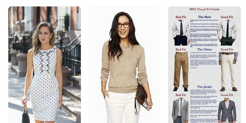 Business casual attire examples