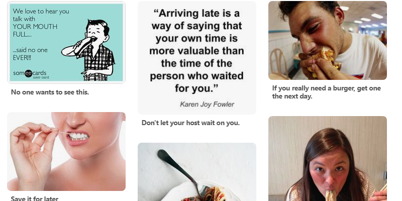 Dining Etiquette: What not to do