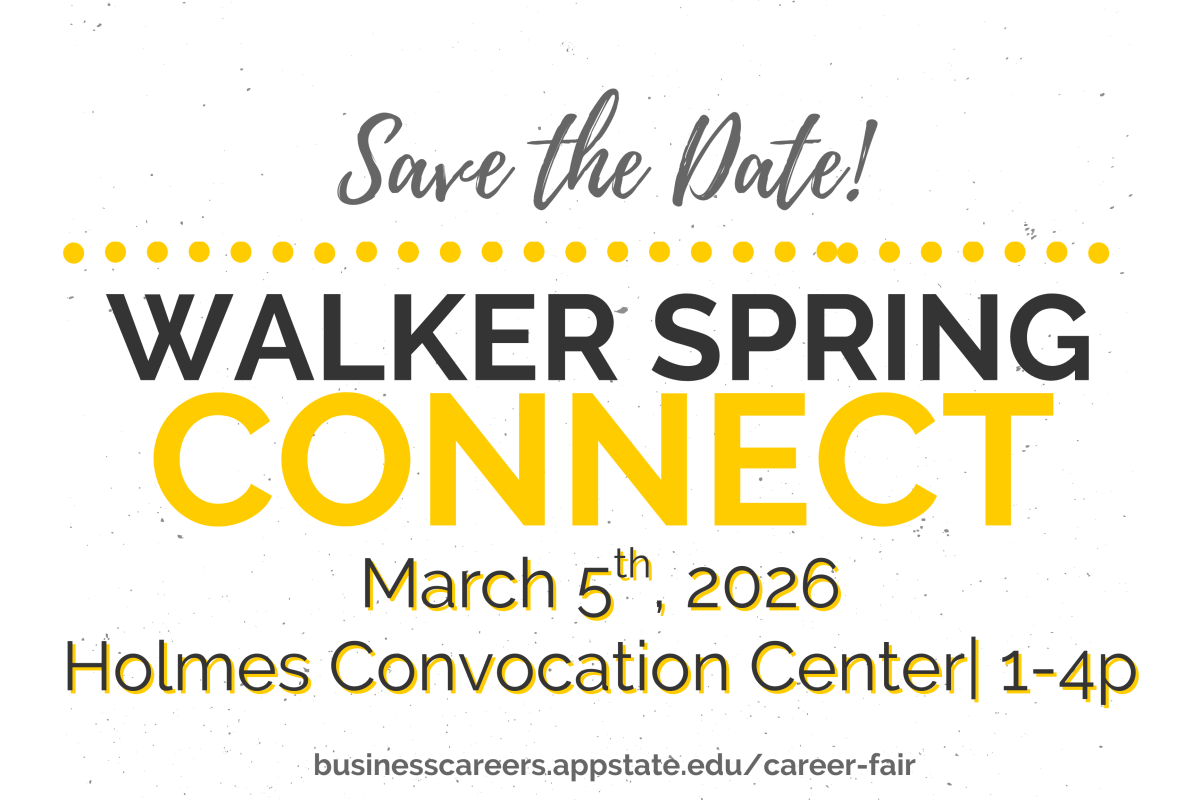 Walker Spring Connect. March 5, 2026. Holmes Convocation Center. 1-4p